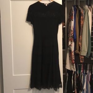 midi lace dress